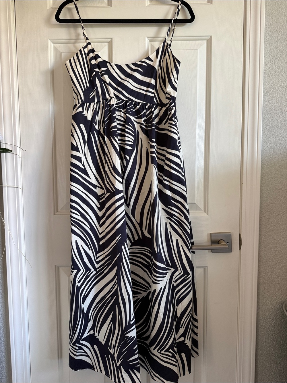 Hutch Women's Black and White Zebra Print Maxi Dress
